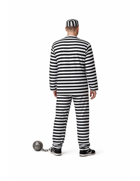 Costume Prigioniero Taglia L | Costumi per Adulti Il Re del Carnevale